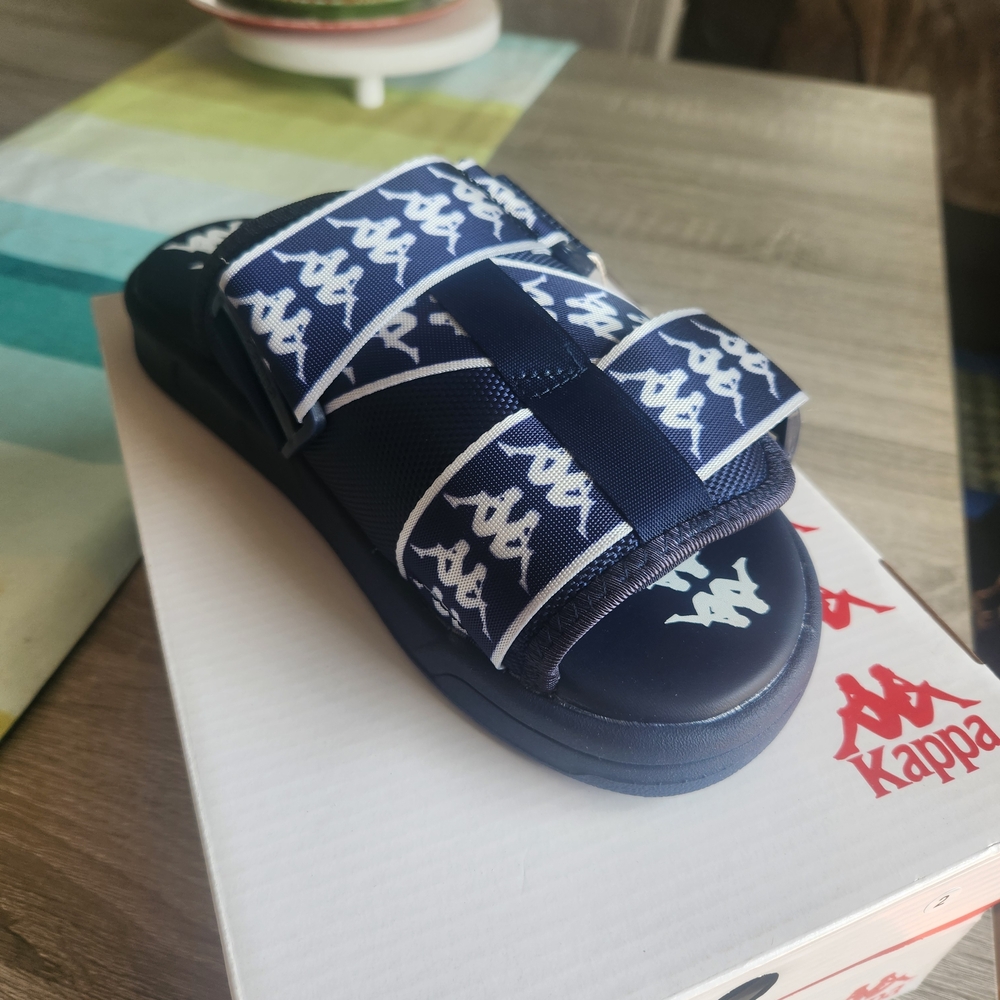 Kappa Kids Navy Slide Sandals